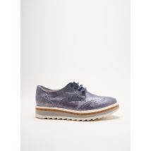 PHILIPPE MORVAN - Derbies bleu en cuir - Femme - Taille 38 - Modz