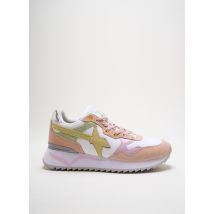 W6YZ - Baskets rose en cuir - Femme - Taille 40 - Modz