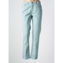 TBS - Pantalon droit bleu en coton - Femme - Taille 38 - Modz