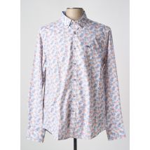 DOSGALGOS - Chemise manches longues bleu en coton - Homme - Taille XL - Modz