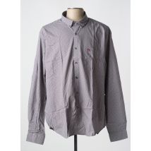 DOSGALGOS - Chemise manches longues gris en coton - Homme - Taille 3XL - Modz
