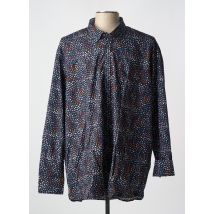 EMYLE - Chemise manches longues noir en coton - Homme - Taille 3XL - Modz