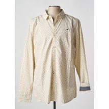 KAPORAL - Chemise manches longues beige en coton - Homme - Taille XXL - Modz