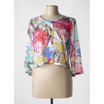 MALOKA - Boléro rouge en polyester - Femme - Taille 52 - Modz