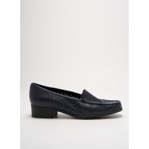 MARCO - Mocassins bleu en cuir - Femme - Taille TU - Modz