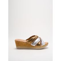 JORDANA - Mules/Sabots argent en autre matiere - Femme - Taille 36 - Modz