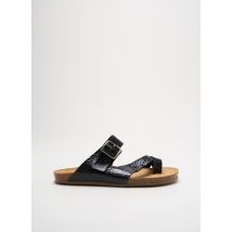 JORDANA - Tongs noir en cuir - Femme - Taille 36 - Modz