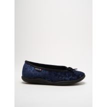 AIRPLUM - Chaussons/Pantoufles bleu en textile - Femme - Taille 40 - Modz