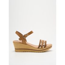 JORDANA - Sandales/Nu pieds marron en cuir - Femme - Taille 38 - Modz