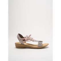 RIEKER - Sandales/Nu pieds rose en autre matiere - Femme - Taille 37 - Modz