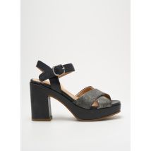 MINKA DESIGN - Sandales/Nu pieds noir en cuir - Femme - Taille 36 - Modz