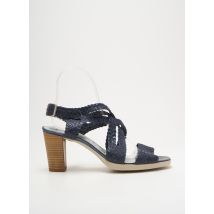 UN TOUR EN VILLE - Sandales/Nu pieds bleu en cuir - Femme - Taille 39 - Modz