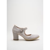 KHRIO - Escarpins gris en cuir - Femme - Taille 39 - Modz