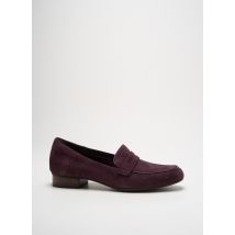 CLARKS - Mocassins violet en cuir - Femme - Taille 40 - Modz