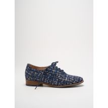 FUGITIVE BY FRANCESCO ROSSI - Derbies bleu en cuir - Femme - Taille 36 - Modz