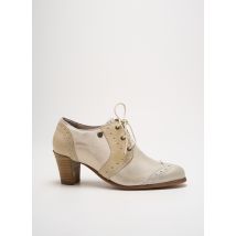 DKODE - Derbies beige en cuir - Femme - Taille 37 - Modz