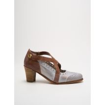 DKODE - Escarpins marron en cuir - Femme - Taille 35 - Modz