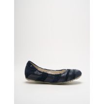 COULEUR POURPRE - Ballerines bleu en cuir - Femme - Taille 37 - Modz