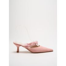 PARALLELE - Mules/Sabots rose en cuir - Femme - Taille 37 - Modz