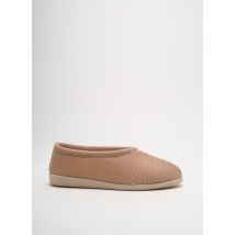 LA VAGUE - Chaussons/Pantoufles beige en textile - Femme - Taille 39 - Modz