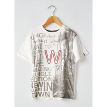 BOBOLI - T-shirt blanc en coton - Garçon - Taille TU - Modz