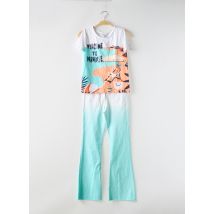 BOBOLI - Ensemble pantalon bleu en coton - Fille - Taille TU - Modz