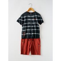 BOBOLI - Ensemble short gris en coton - Garçon - Taille TU - Modz