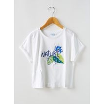 MAYORAL - T-shirt blanc en coton - Fille - Taille TU - Modz