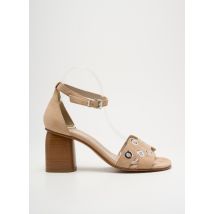 DONNA PIU - Sandales/Nu pieds beige en cuir - Femme - Taille 40 - Modz