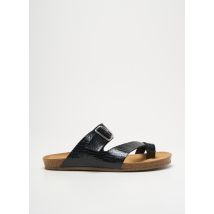 JORDANA - Tongs noir en cuir - Femme - Taille 35 - Modz