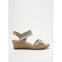 RIEKER - Sandales/Nu pieds gris en autre matiere - Femme - Taille 39 - Modz