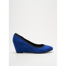 SARAH ZANKA - Escarpins bleu en textile - Femme - Taille 40 - Modz