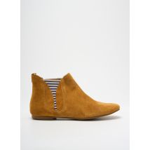 IPPON VINTAGE - Bottines/Boots jaune en cuir - Femme - Taille 37 - Modz
