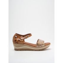 PAULA URBAN - Sandales/Nu pieds marron en cuir - Femme - Taille 39 - Modz
