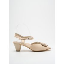 HASLEY - Sandales/Nu pieds beige en cuir - Femme - Taille TU - Modz