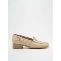 MARCO - Mocassins beige en cuir - Femme - Taille TU - Modz