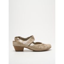 REMONTE - Sandales/Nu pieds beige en cuir - Femme - Taille 36 - Modz