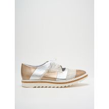 REGARD - Derbies argent en cuir - Femme - Taille 40 - Modz