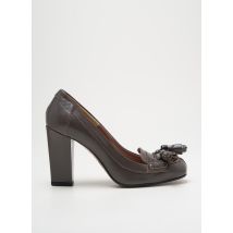 VIA COSTANTINA - Escarpins gris en cuir - Femme - Taille 36 - Modz