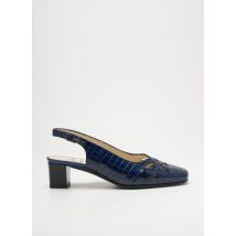 MARCO - Sandales/Nu pieds bleu en cuir - Femme - Taille 36 - Modz