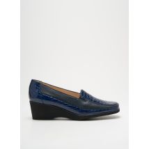 MARCO - Mocassins bleu en cuir - Femme - Taille TU - Modz