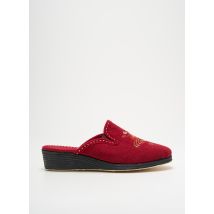 SEMELFLEX - Chaussons/Pantoufles rouge en textile - Femme - Taille 38 - Modz