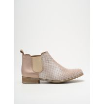 PINTO DI BLU - Bottines/Boots beige en cuir - Femme - Taille 36 - Modz