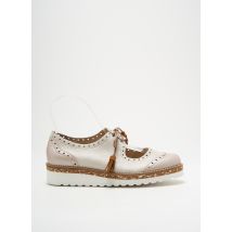 PINTO DI BLU - Derbies argent en cuir - Femme - Taille 40 - Modz