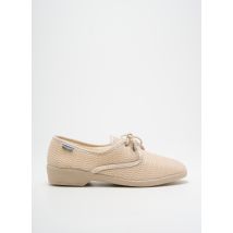 FARGEOT - Chaussons/Pantoufles beige en textile - Femme - Taille 39 - Modz