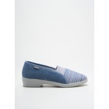 FARGEOT - Chaussons/Pantoufles bleu en textile - Femme - Taille 36 - Modz