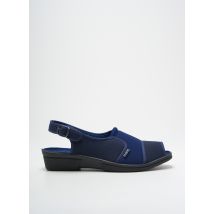 FARGEOT - Chaussons/Pantoufles bleu en textile - Femme - Taille 40 - Modz