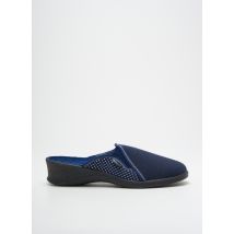 FARGEOT - Chaussons/Pantoufles bleu en textile - Femme - Taille 39 - Modz