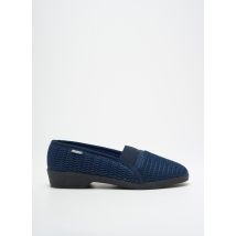 FARGEOT - Chaussons/Pantoufles bleu en textile - Femme - Taille 38 - Modz