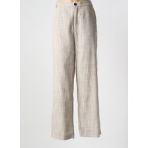 CREAM - Pantalon large beige en polyester - Femme - Taille 44 - Modz